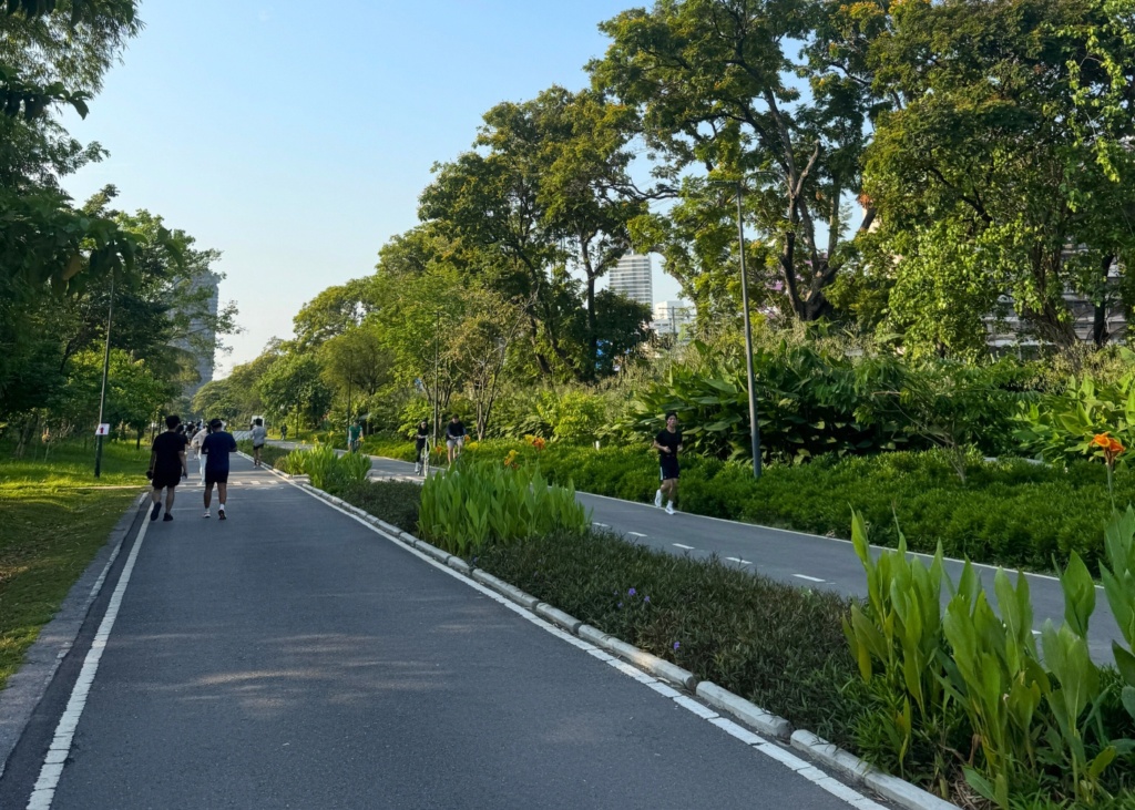 Family travels in Thailand: A green escape in the city at Benjakitti Forest Park
