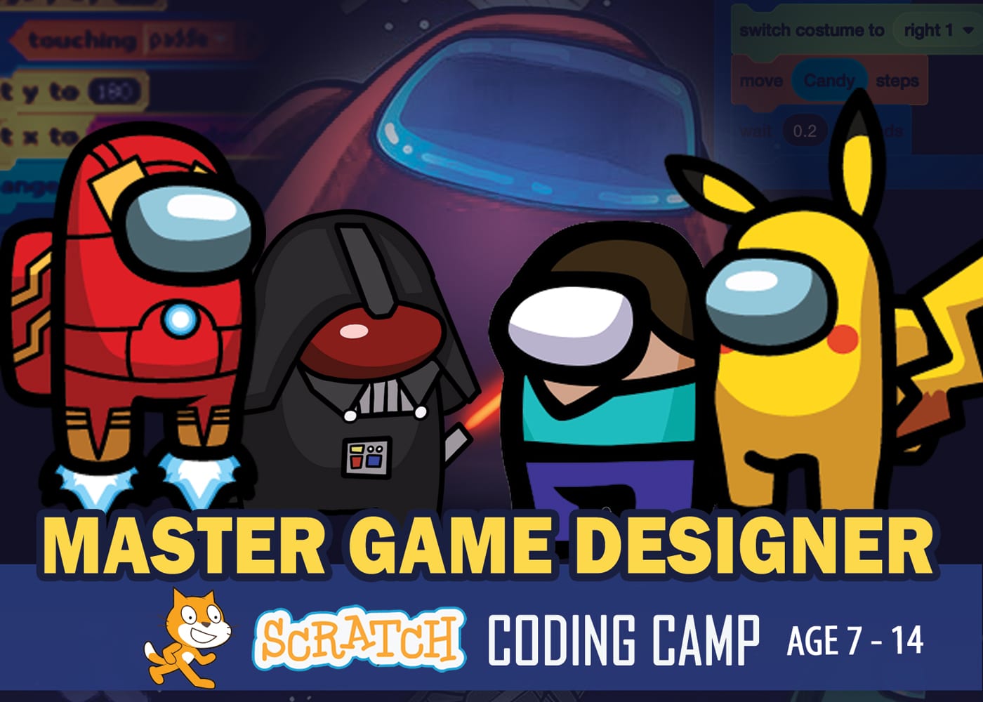 Master Game Designer Scratch Coding School Holiday Summer Camp June to ...