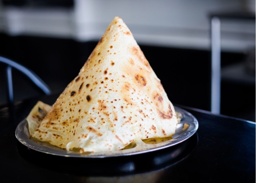 Tissue prata kid friendly food