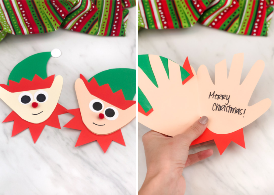 elf christmas card