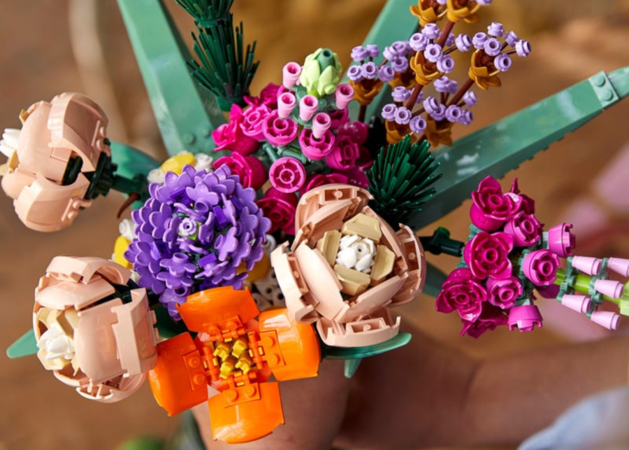 LEGO Valentines bouquet
