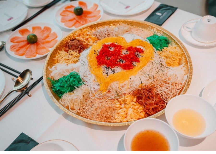 Peach garden CNY reunion dinner menu