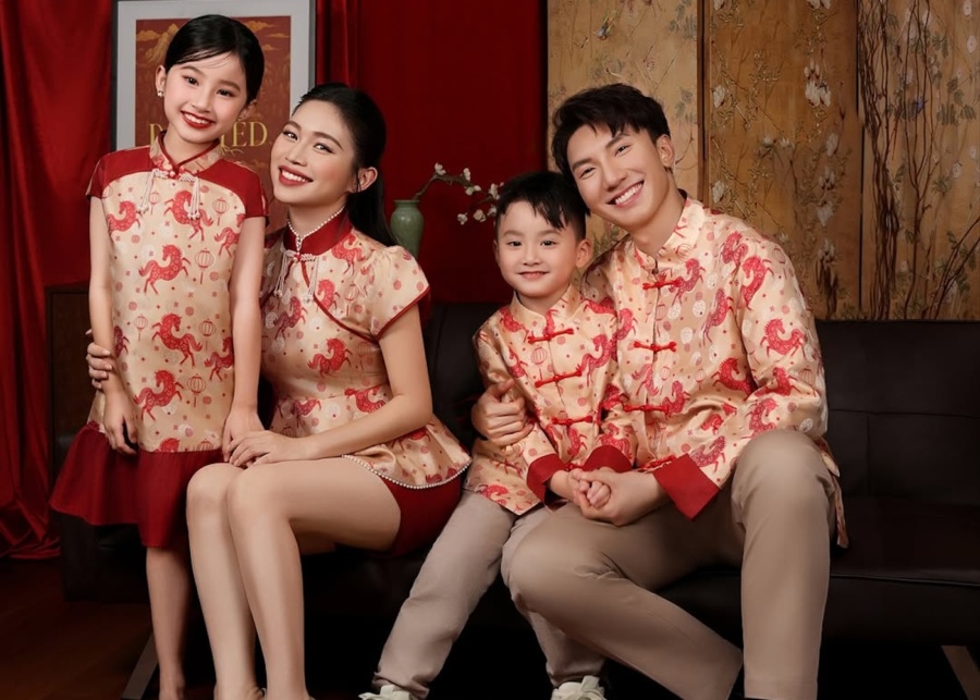cny family outfit love knot