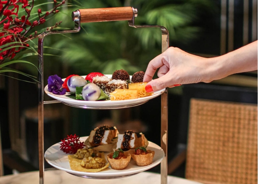 Violet Oon Singapore High Tea Set