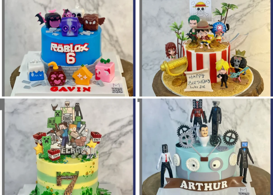 my bake studio custom character kids birthday cake in Singapore