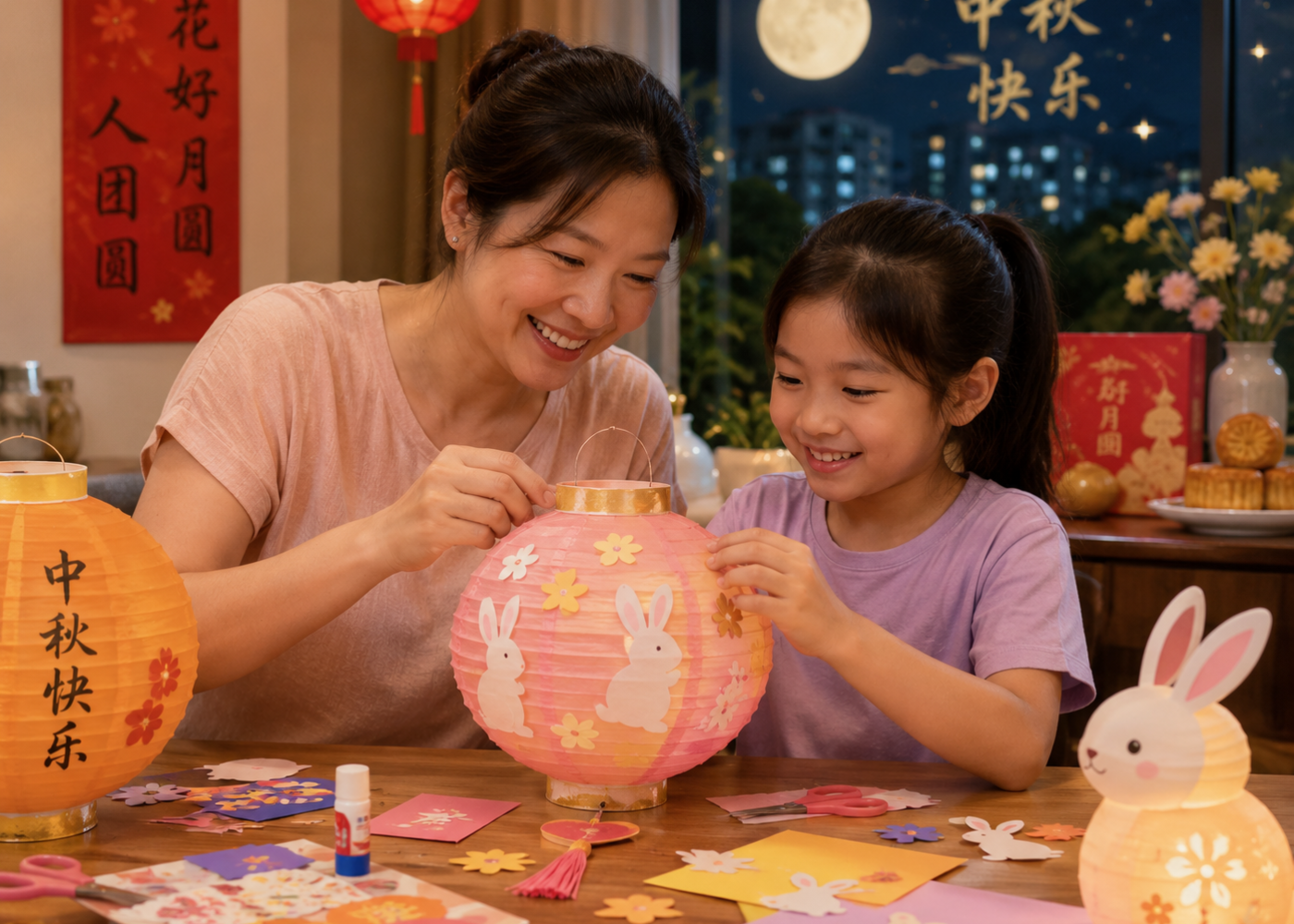 Mid-Autumn Festival art and craft ideas to do at home with the kids