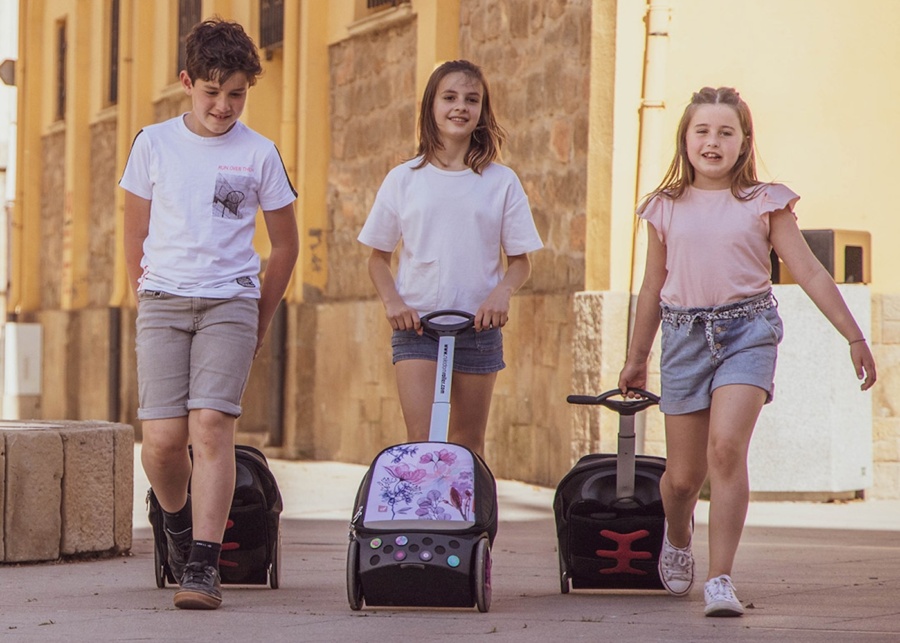 nikidom ergonomic school bag roller bag