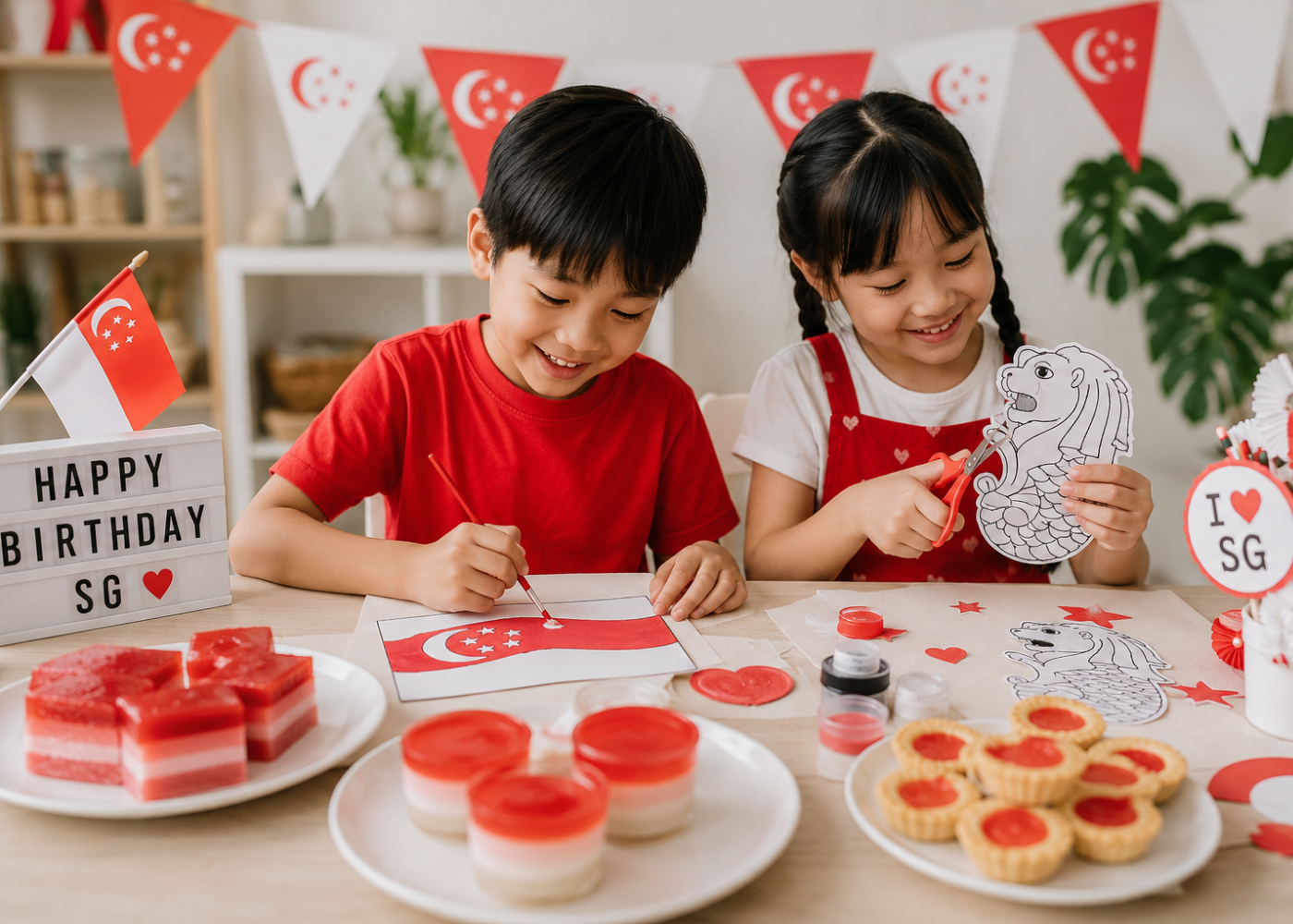 Celebrate National Day with these easy peasy kids’ crafts and super simple recipes