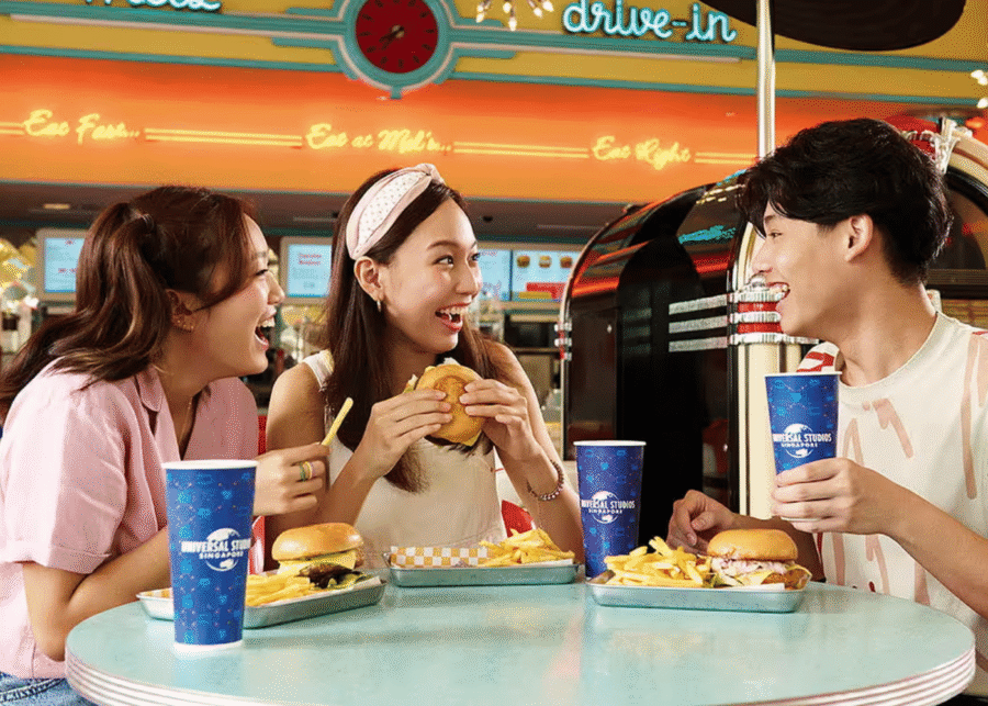 Where to eat at Universal Studios Singapore with kids