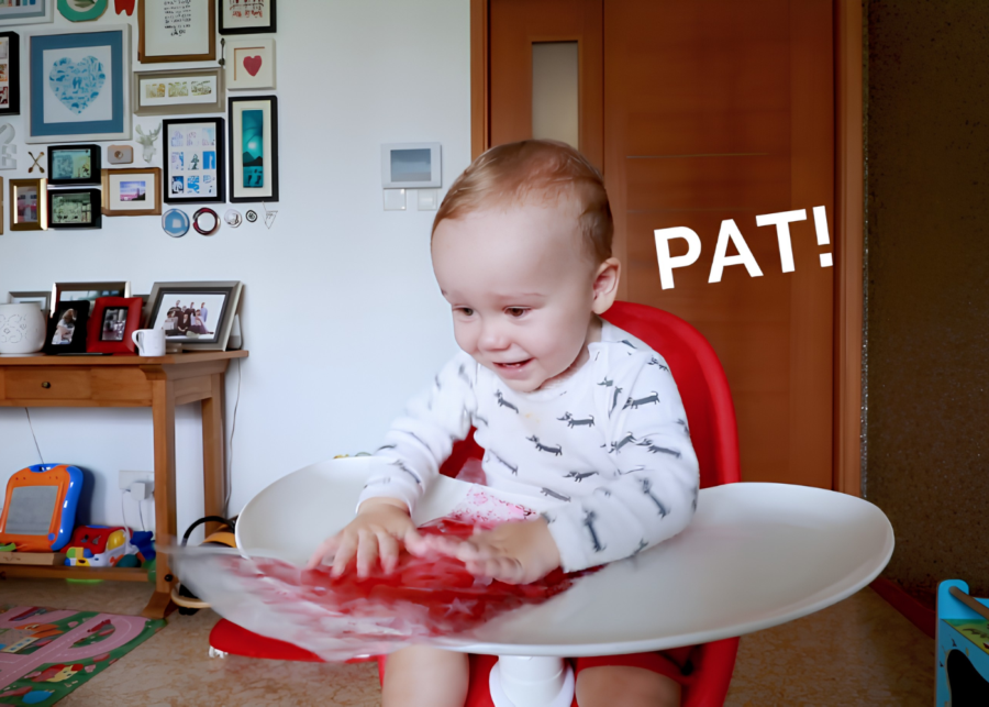 sensory bag red and white pat mat national day craft fpr kids