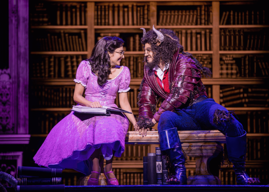 Belle and the Beast library scene musical Singapore
