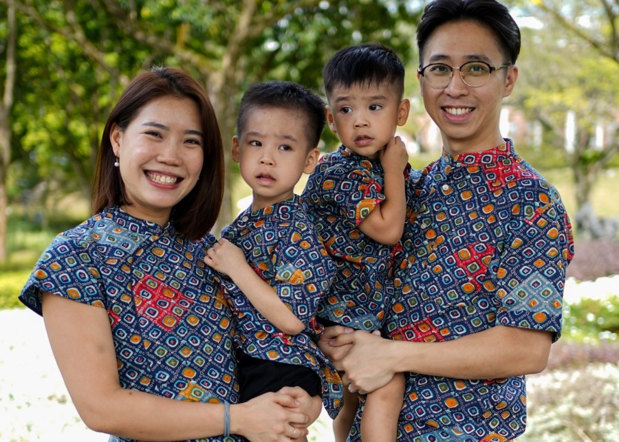 cny outfits nimbu cotton