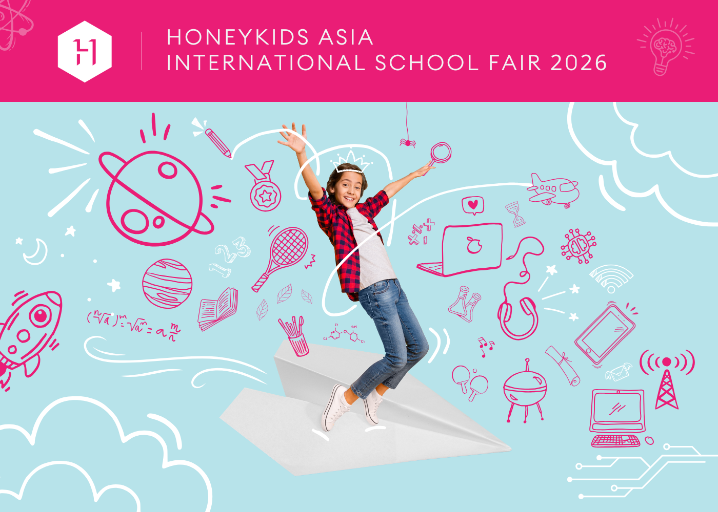 The HoneyKids Asia International School Fair will be back on 7 March