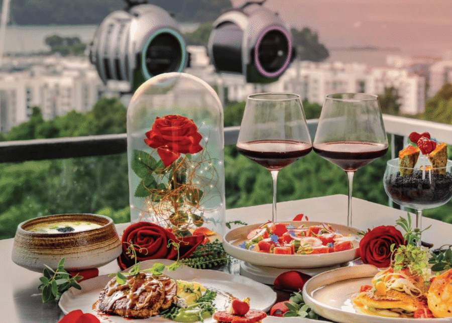 Mount Faber peak dining Valentines