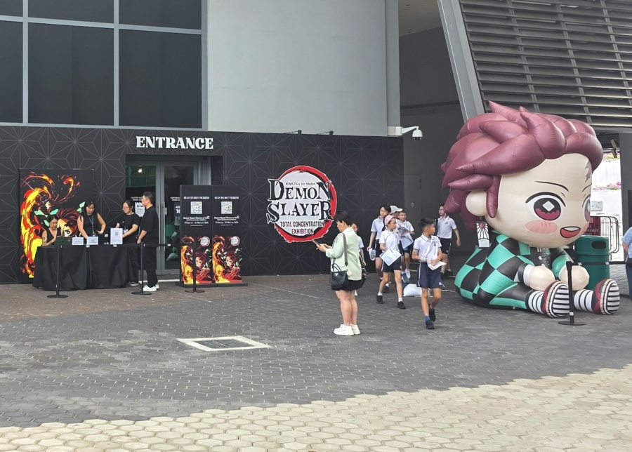 demon slayer exhibition 2026 singapore raiz redwan