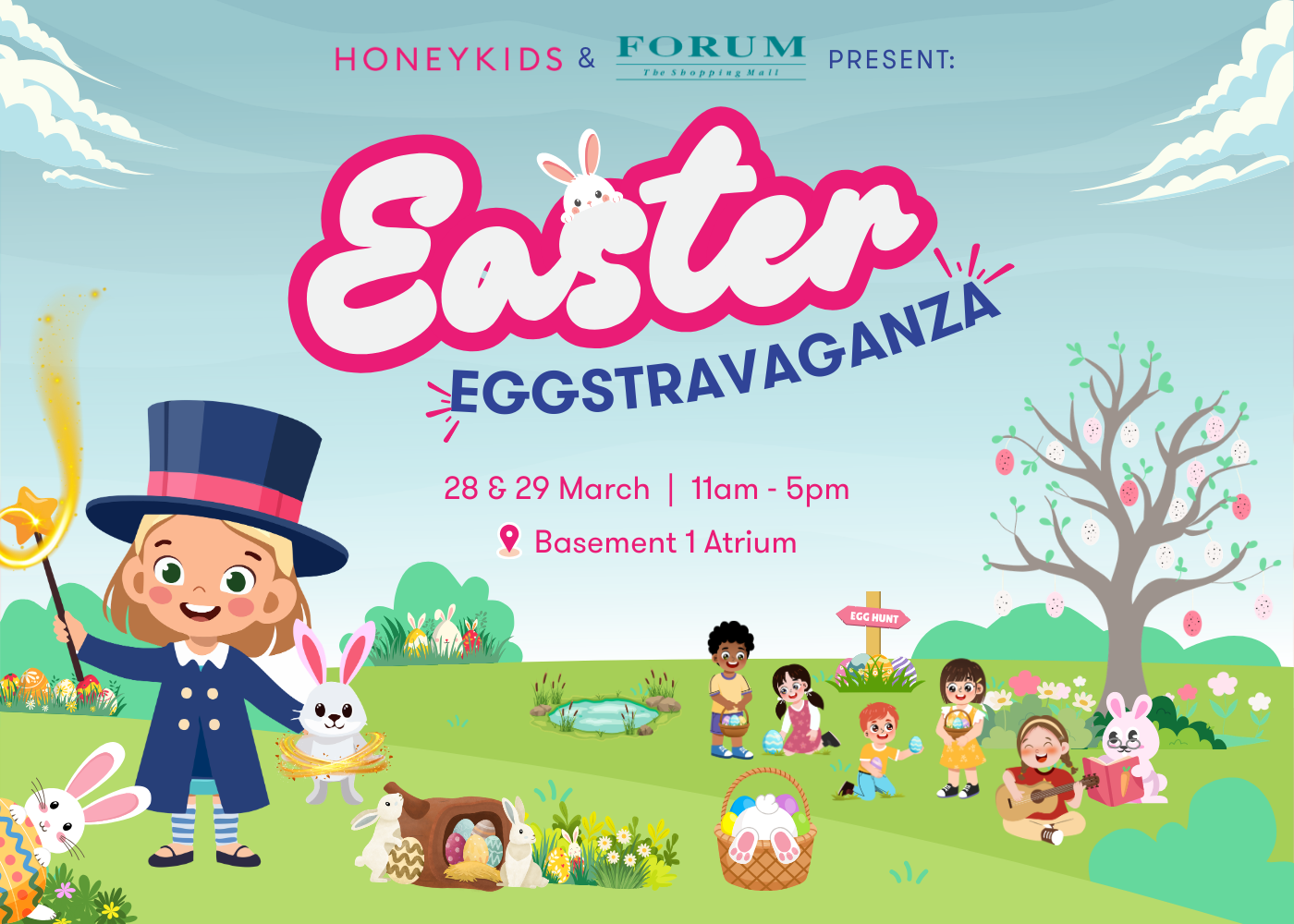 We’re having an Easter Eggstravaganza this 28 to 29 March, and you’re invited to join!