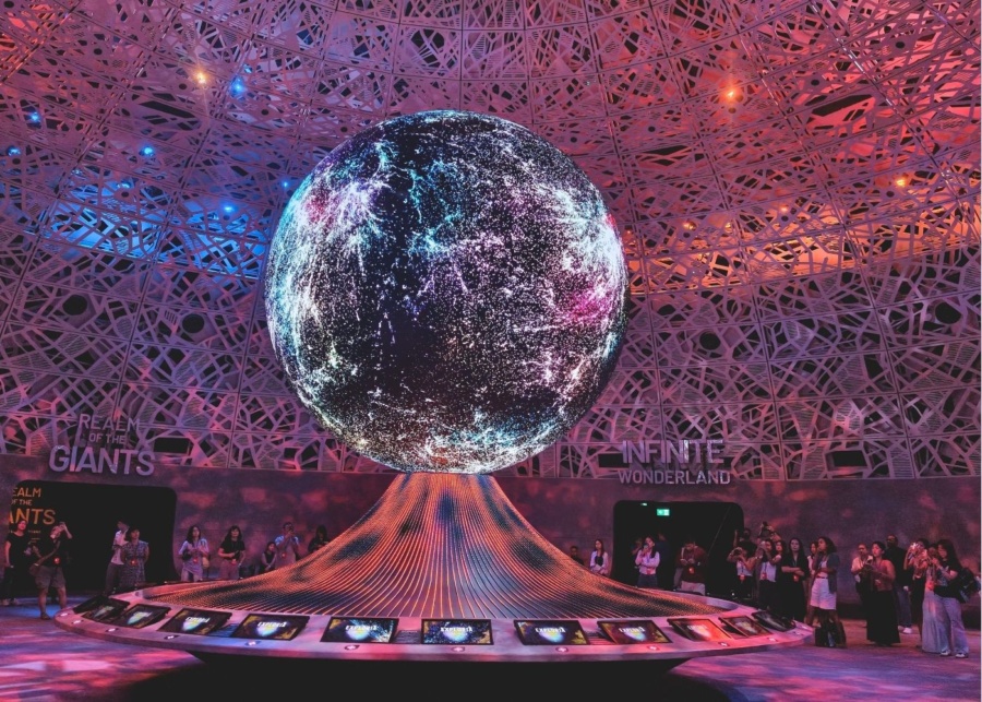 Exploria our connected world globe