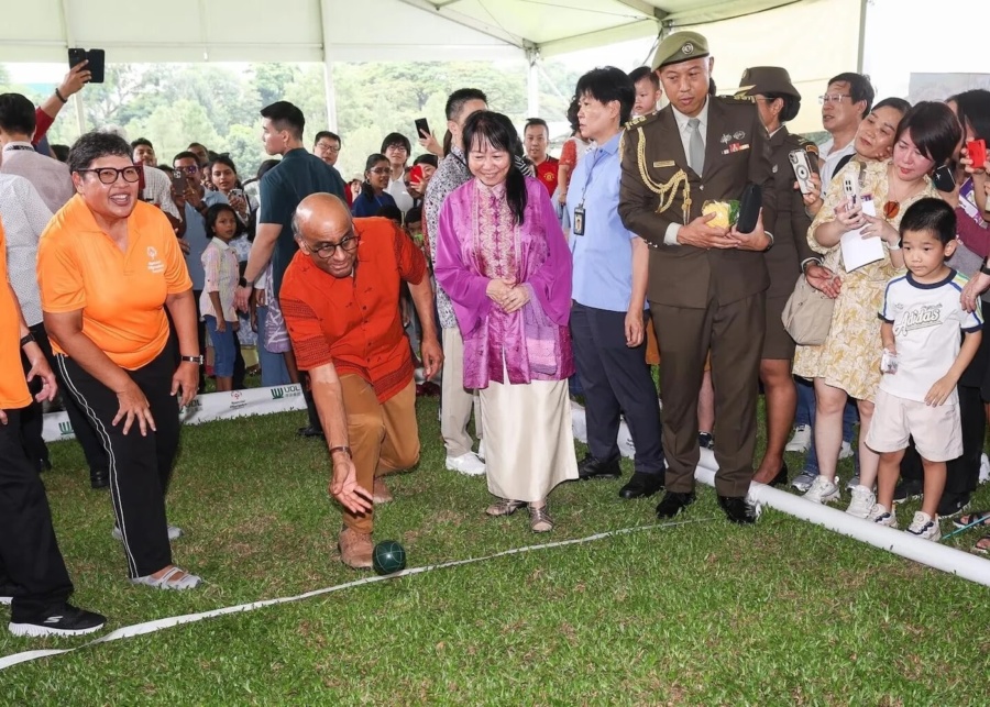 istana open house singapore president tharman activity