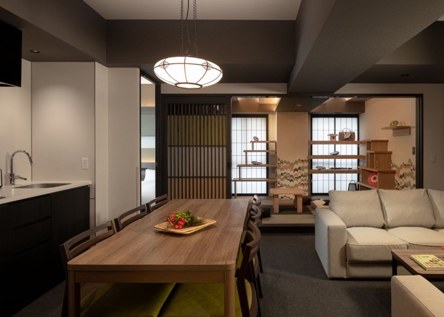 family travel in Japan apartment hotel mimaru room