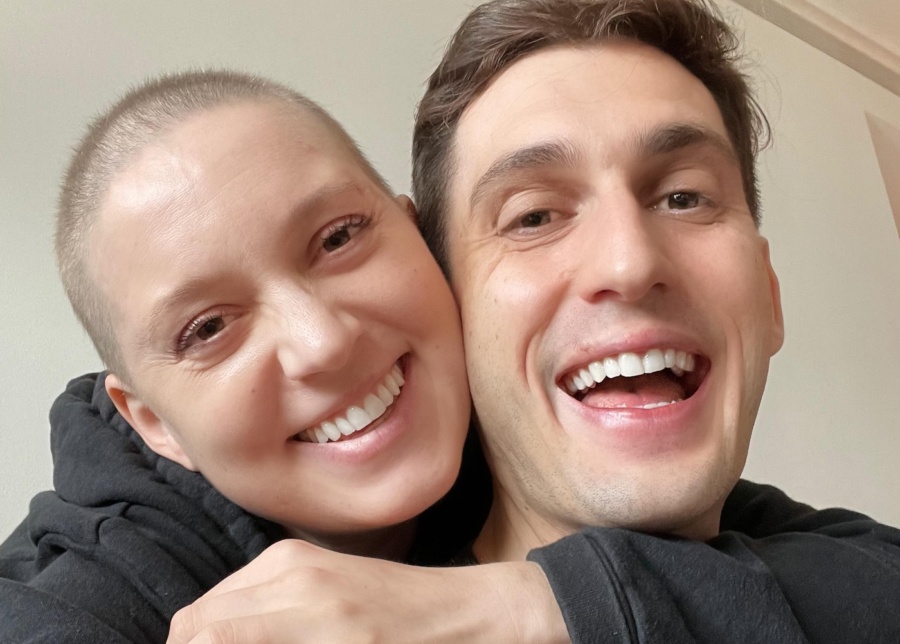 Magda Milczarska partner breast cancer survivor