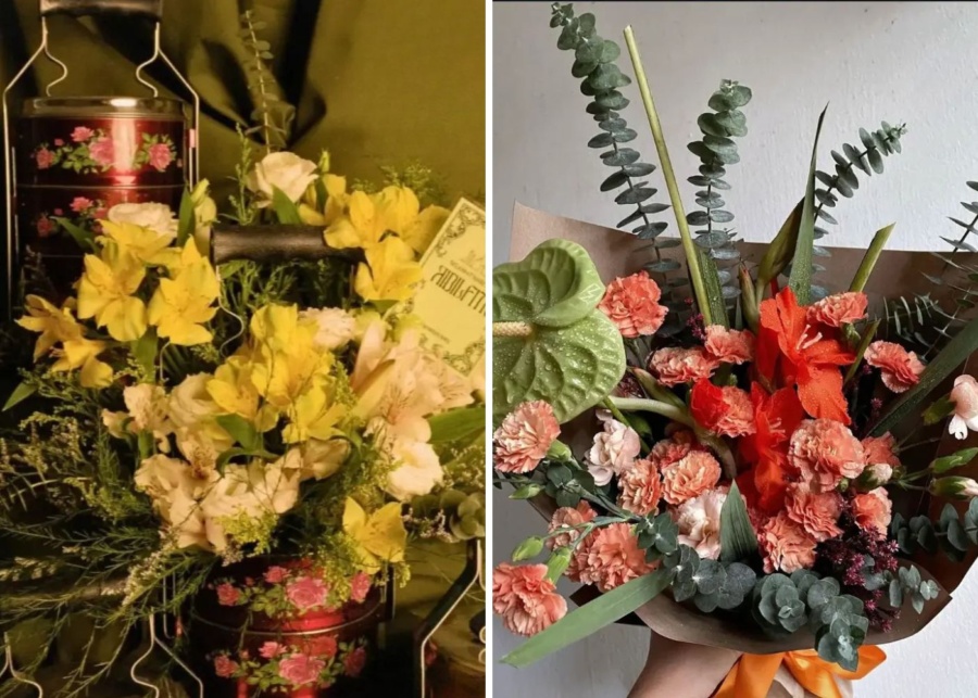 nkd flwrs bouquets
