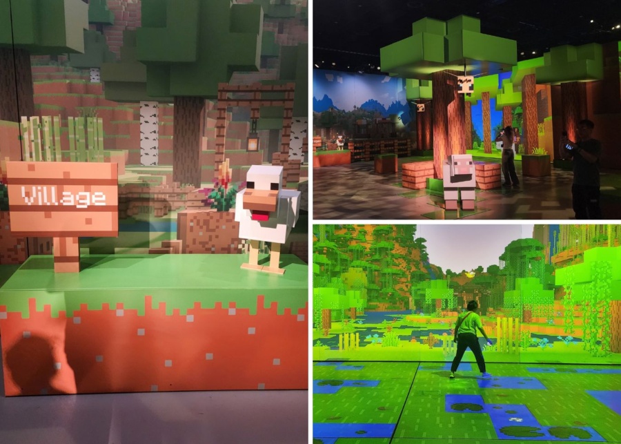 Minecraft experience singapore as school holiday activities for teens in singapore