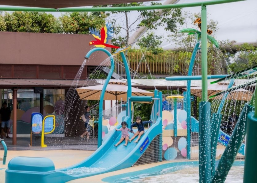 Eggsplash Bird Paradise waterplay Singapore