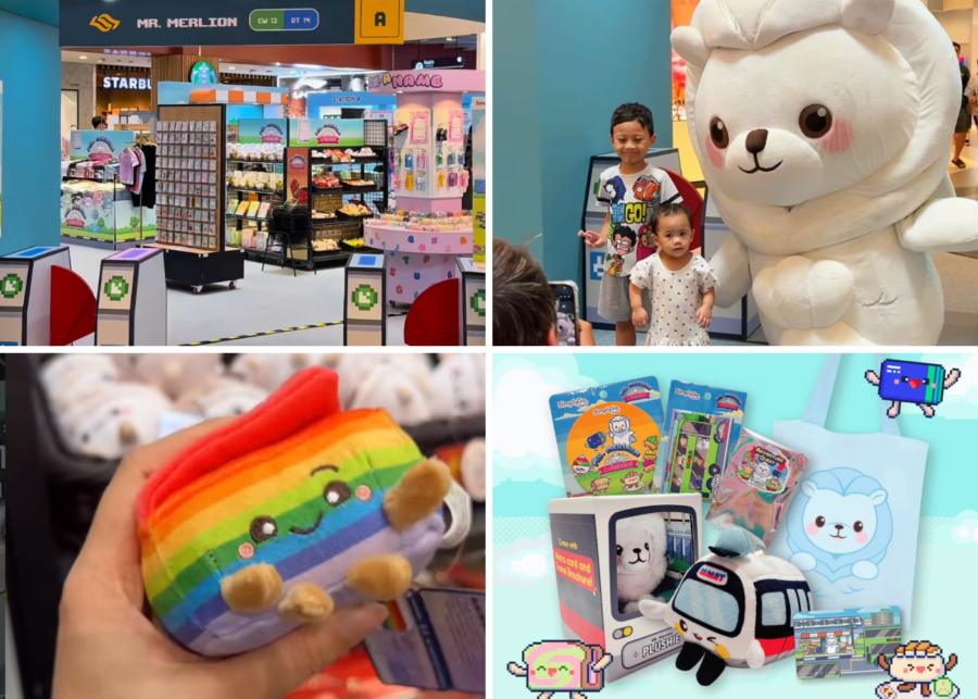 Mr Merlion Simply Go pop up at Bugis Singapore