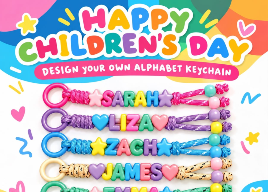 Children's Day 2026 Design your own name keychain at Jewel