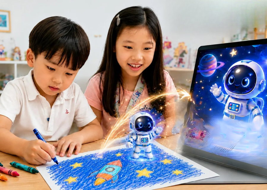 Crayola AI workshop for children's day