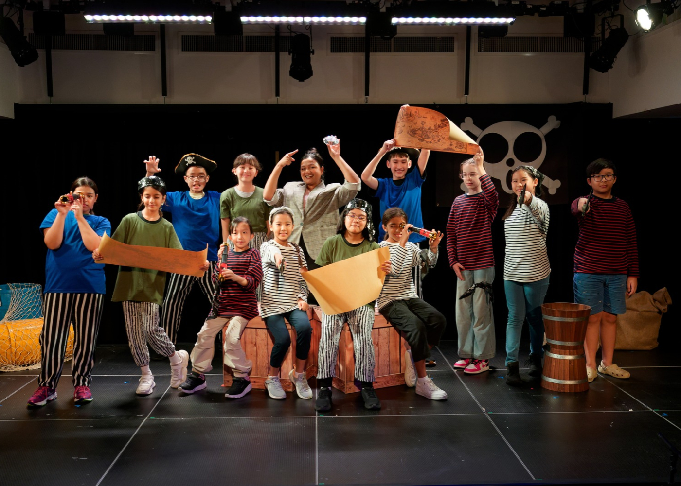 kids drama class at wild rice academy