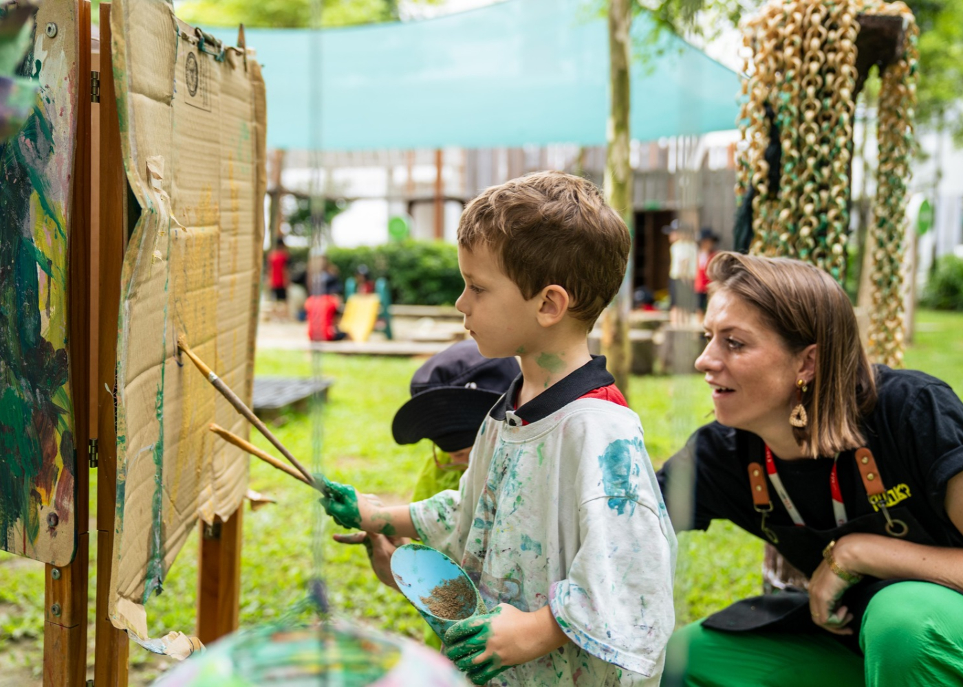 magical garden painting
